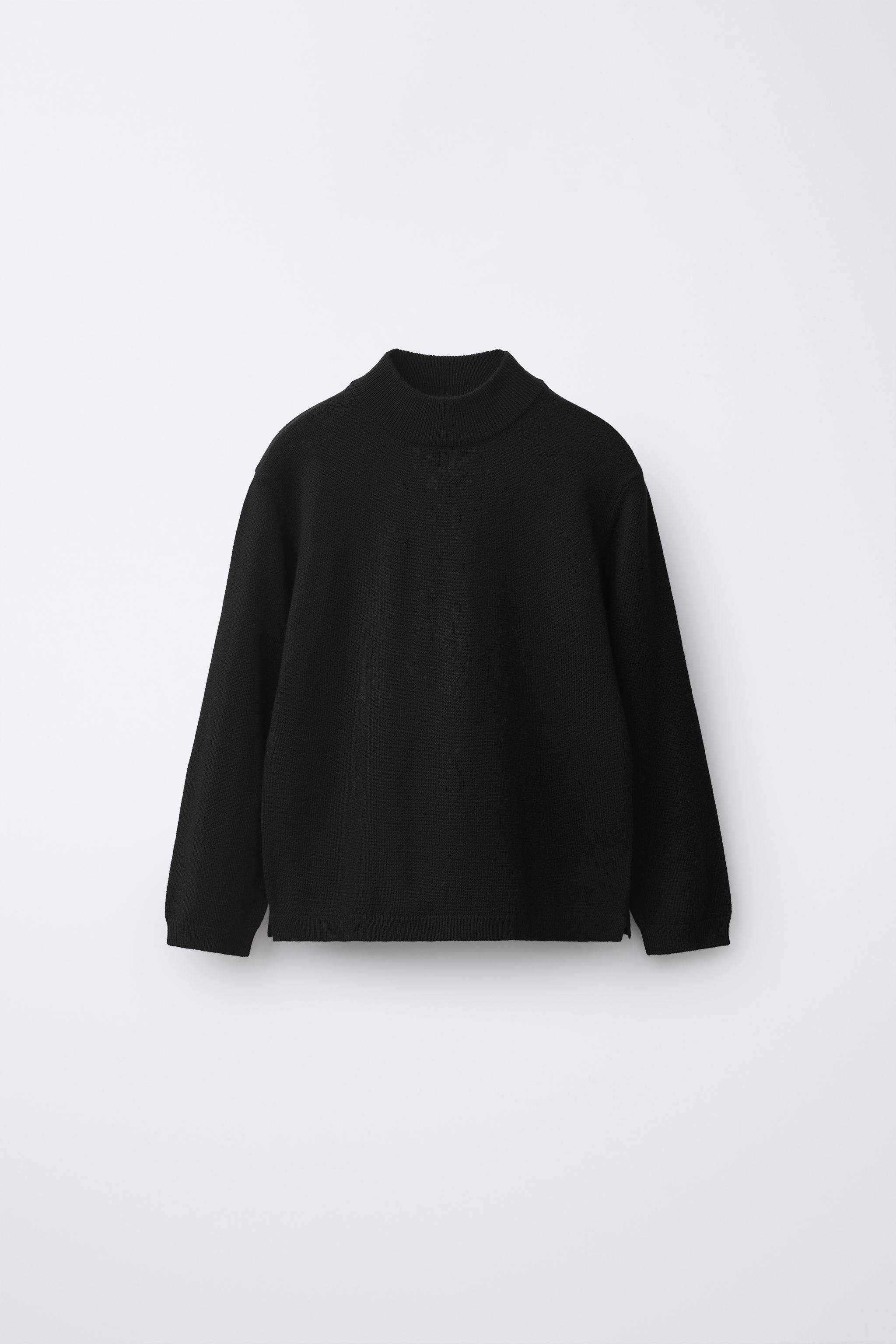 MOCK NECK KNIT JUMPER